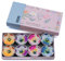 Mixed 8 Handmade Fairtrade Scented Orchid tealight Candle in Assorted Colours Gift Set