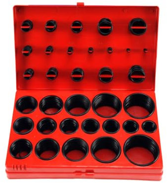 BEAST - Coffret 419 joints toriques NBR 3-50 mm - Résistant huiles & carburants - Boîtier plastique compartimenté - Étanchéité plomberie & mécanique