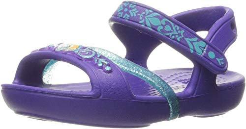 Crocs Girls 204139 Ballerinas with Closed Toe, Blue (Sky Blue), 5 UK