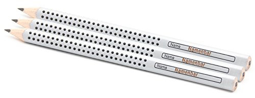 Faber Castell Jumbo Bleistift mit Gravur - 3er Set