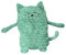 Inwolino 4038904087915 8791 - Wärmetier Katze, 17 x 26 cm, türkis, Wärmekissen, blau