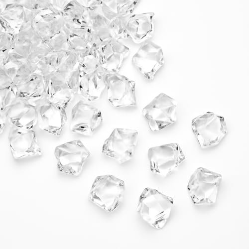 PMLAND Acryl-Eissteine, durchsichtig, 0,5 kg, Vasenfüller oder Tischdekoration