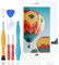 LL TRADER LCD for iPhone 8 Display Digitizer Screen with Glass Lens Repair Replacement Kit White