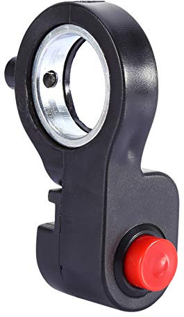 Keenso Interrupteur à Bouton-poussoir, Commutateur de Klaxon de Guidon de Moto 7/8 '' 22mm