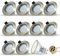 HiBay 10 Stück LED Einbaustrahler 230V Set GU10 Spot Strahler 5W Neutralweiß Einbauspots 68mm Einbauleuchten Rund Fest Deckenspots mit Fassung