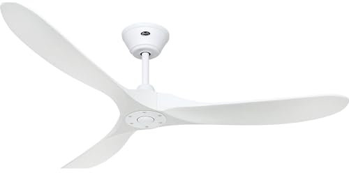 CasaFan kaiserkraft Eco Genuino Ventilateur de plafond - Pales de rotor Ø 1520 mm - Blanc mat