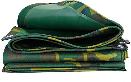 LIUXIUER Antipluie Bâche, épaissie Camouflage Oxford Bâche Bâche Bâche Crème Solaire Anti-poussière Rain Cover Outdoor Jungle,6x10 Meters