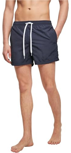 Build Your Brand Swim Shorts, Navy, 4XL