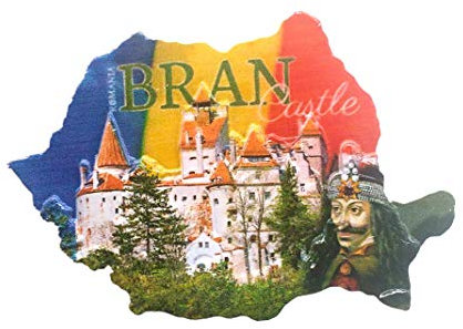 3D Bran Castle Brasov Romania Fridge Magnet Travel Souvenir Gift Home Kitchen Refrigerator Decoration Magnetic Sticker Craft Collection