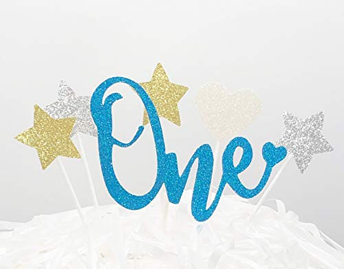 AILEXI Glitter Cake Toppers - Happy Birthday Mom Purple set
