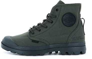 Palladium Pampa Hi Htg Supply, Stivali Sneaker Unisex - Adulto, Verde (Scuro), 36 EU