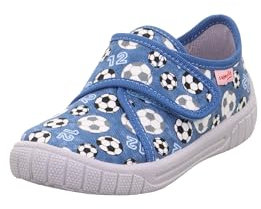 Superfit Jungen Bill Hausschuhe 1-000279, Blau Mehrfarbig 8400, 23 EU
