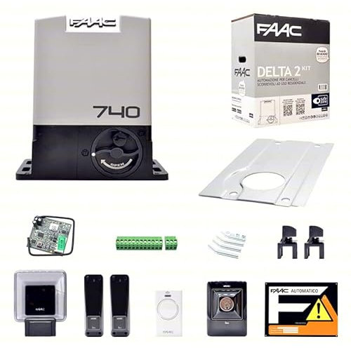 Delta 2 740 Kit FAAC Automatización Motor puerta corredera automática eléctrica