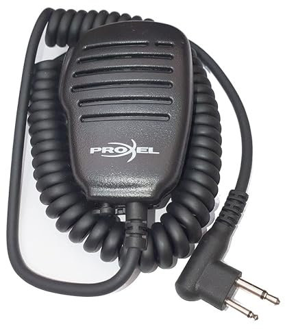 Proxel PJD-3603 MICRO-ALTOPARLANTE MICROFONO ALTOPARLANTE CON PTT E CONN.RE A L PER MOTOROLA GP-300/110 MIDLAND G15/18 - YAESU FT-4X,