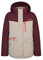 Ziener Mädchen ANOKI Ski-Jacke, Winterjacke | wasserdicht, winddicht, warm, silver beige tex, 128