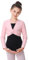DGSHIRLDJO Mädchen Ballett Wickeljacke Gymnastik Tanz Ballettjacke Langarm Baumwolle Ballett Strickjacke für Mädchen Damen (as3, Numeric, Numeric_150, Regular, Rosa)