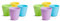 Munchkin Bunte Becher, 4er-Pack (Packung mit 2)