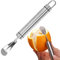 Duqulle Orangefarbenes Grapefruitmesser Aus Edelstahl | 7/9 Zoll Orangenschäler | Citrusfruits Zitronenmesser Mit Langem Griff | Tragbares, Effizientes Schälerwerkzeug Für Zitrusfrüchte