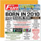 Geburtstagskarte zum 14. Geburtstag für Jungen und Mädchen – Born in 2010 Zeitung – Happy 14 Birthday Card für Sohn, Tochter, Cousin, Vintage, Retro, Back in 2010, 145 x 145 mm, Vierzehnter Geburtstag