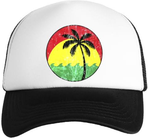 Generisch Vintage Reggae Logo Weiße Kinder Baseball Cap Unisex Snapback