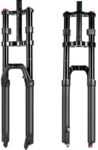 NBTRXWAFR Downhill-Mountainbike-Federgabel 27,5 29 DH/XC MTB-Luftgabel Federweg 150 Mm Zugstufe Einstellbar Gerade Doppelschultergabel QR 9 Mm,29inch