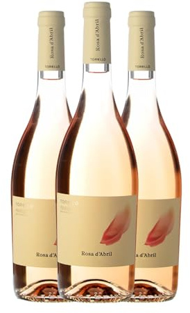 Torelló Rosa d'Abril Penedès 75 cl Vino rosado (Caja de 3 Botellas de 75 cl)