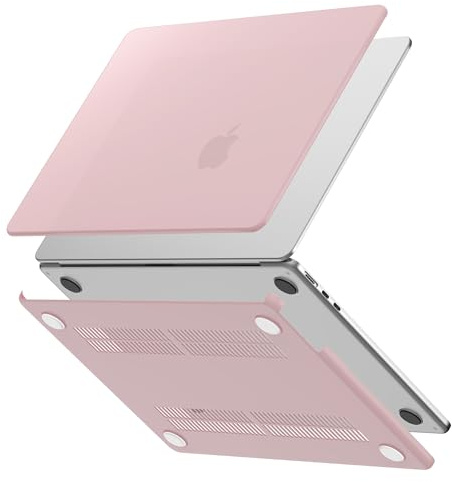 GPXIIZ Hülle für MacBook Air 15 Zoll M5 M4 M3 M2 2026-2023, Rosa | Leicht und Robust, Ultradünne Hartschale Schutzhülle Snap Case für Mac Book Air 15.3 Modell A3448 A3241 A3114 A2941