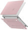 GPXIIZ Coque Compatible avec MacBook Air 15 Pouces M4 M3 M2 2025 2024 2023 Release A3241 A3114 A2941, Étui de Protection Housse Rigide en Plastique 15,3, Rose