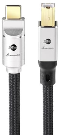 BOAACOUSTIC JIB Audiophiles Cavo stampante USB Cavo decodificatore DAC ad alta velocità da USB tipo C a USB tipo B -1m