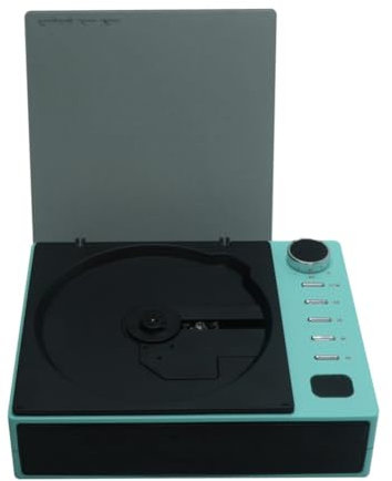 Tlfdknffids Lettore CD Portatile con Bluetooth e Uscita Ottica Digitale per Audiofilo, Lettore di Musica Album per Casa, Ripetitore AB in Inglese