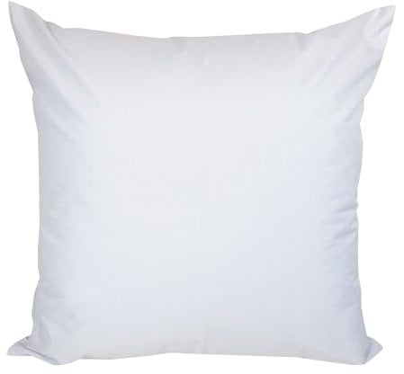 JACK 40x40cm Outdoor Lounge Kissen Dekokissen inkl. XXL-Füllung Wasserabweisend Sitzkissen Garten Stuhl Lotus Effekt, Farbe:Weiß