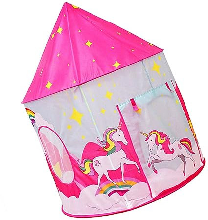 Toddmomy Tente De Jeu pour Garçon Fille avec Porte Enroulable Cabane Intérieure Et Portable pour Chambre Et Jardin