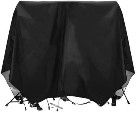 Staubschutz für Schlagzeug, 78 x 108 Schutzhülle für Schlagzeug Komplettset, Wasserdicht Winddicht Anti-UV Oxford-Gewebe Musikinstrumente Abdeckung für Keyboard, Gitarre, Violine