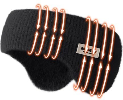 Cuffie antirumore per dormire – paraorecchie insonorizzate con fascia regolabile | riduzione del rumore invernale calore un comodo design over-ear per bloccare il russare e aiutare il sonno
