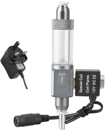 AWJUWHBJ Fortschrittlicher Aquarium-Blasenzähler mit auslaufsicherem Mechanismus, einfache Installation, CO2-Kontrolle für Pflanzenliebhaber, professionelle Aquarium-Rückschlagventile