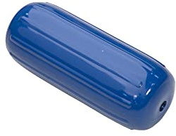 TaylorMade Products 41032 Big B Inflatable Vinyl Boat Fender with Center Rope Tube 10 inch x 26 inch, Blue