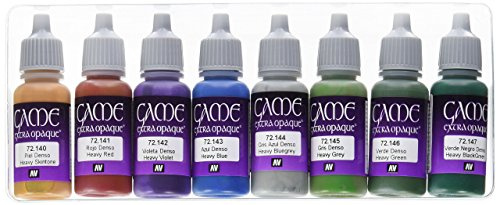 Vallejo 772294 - Farb-Set, Extra dichte Farben, 8 x 17 ml