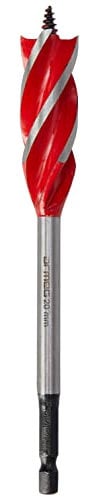 Armeg WWB20.0T 20.0 mm Wood Beaver Drill Bit - Red/Grey