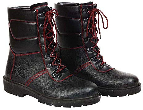 Reis BRWINTER45 Sicherheitsschuhe, Schwarz-Rot, 45 Größe