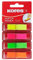 Kores N45127 Haftstreifen Pagemarker POP-UP, 45 x 12 mm, 4 verschiedene Farben zu je 40 Blatt sortiert im Dispenser