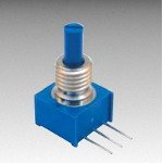 Potentiometer, drehbar, 200 kOhm, 9 mm, 20 %, Drehpotentiometer-Widerstände, 1 Stück, 3310Y-001-204L