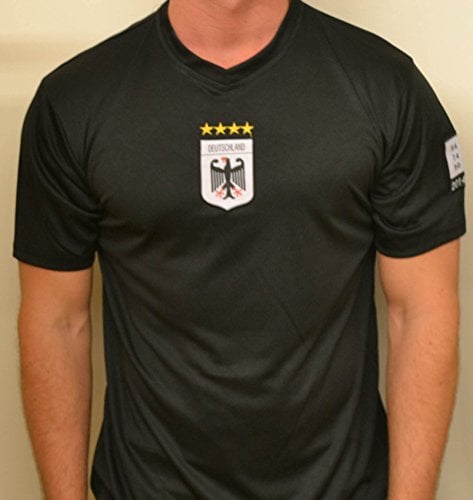 WM 2014 DEUTSCHLAND TRIKOT 4 STERNE SCHWARZ GROESSE L