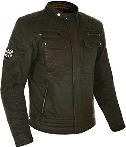Oxford Uni-Erwachsene Hardy Wachsjacke, Farbe: Schwarz, Größe: L 106,7 cm