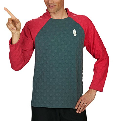 Andrea-Moden Bullyparade Schrotty Herren Kostüm Shirt für Party und Karneval rot grün - 46/48