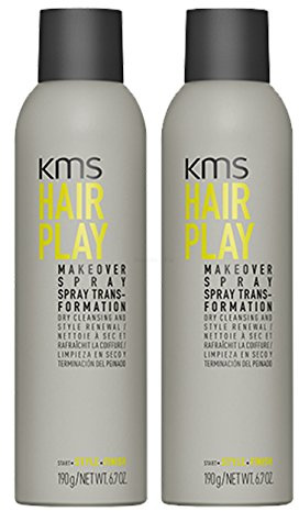 KMS California HAIRPLAY Makeover Spray Voc >55% 250ml x2 = 500ml - NEU