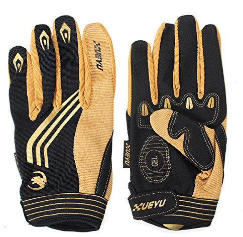 Alamor Antirutschen Atmungsaktive Voll Finger Handschuhe Zum Reiten Klettern Fischen-XL