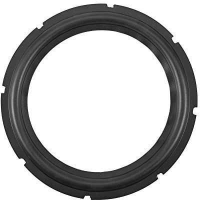 10in Rubber Speaker Foam Edge, Perforated Subwoofer Surround Rings DIY Repair Kits Surround Edge Replacement (1pc)