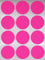 Sticker Neon Pink 38 mm Aufkleber – Etiketten zur Farbcodierung Größe 3,8 cm Klebepunkte 180 Vorteilspack von Royal Green