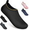 Badeschuhe Strandschuhe Wasserschuhe Aquaschuhe Schwimmschuhe Surfschuhe Wassersport Beach Pool Surfen Yoga für Damen Herren, Jb.black, 41/42 EU (Asian: 42/43)