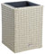 ESTEXO Polyrattan Blumentopf Übertopf Pflanztopf Blumenkübel Rattan Pflanzkübel Topf (40 cm/Beige)